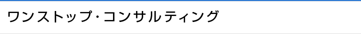 ワンストップ・コンサルティング